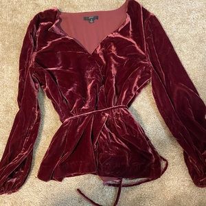 JCrew: Velvet Top